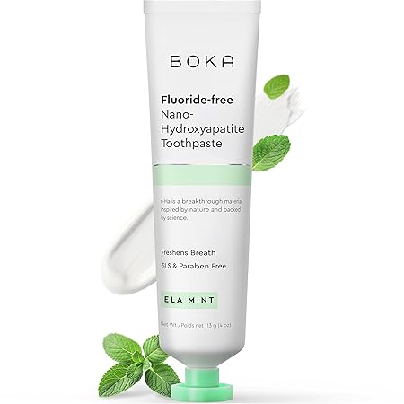 Boka Fluorfri tandpasta med nano-hydroxylapatit, remineraliserende, til følsomme tænder