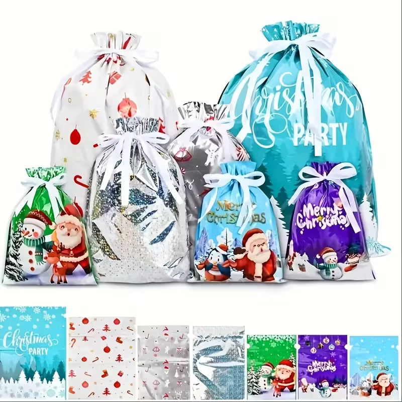 Festlige snøreposer til gaveindpakning ( 21 forskellige - Se Video )