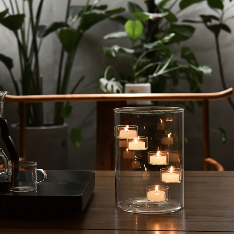 Løft stemningen med Europæisk Stor Glas Lysestage.