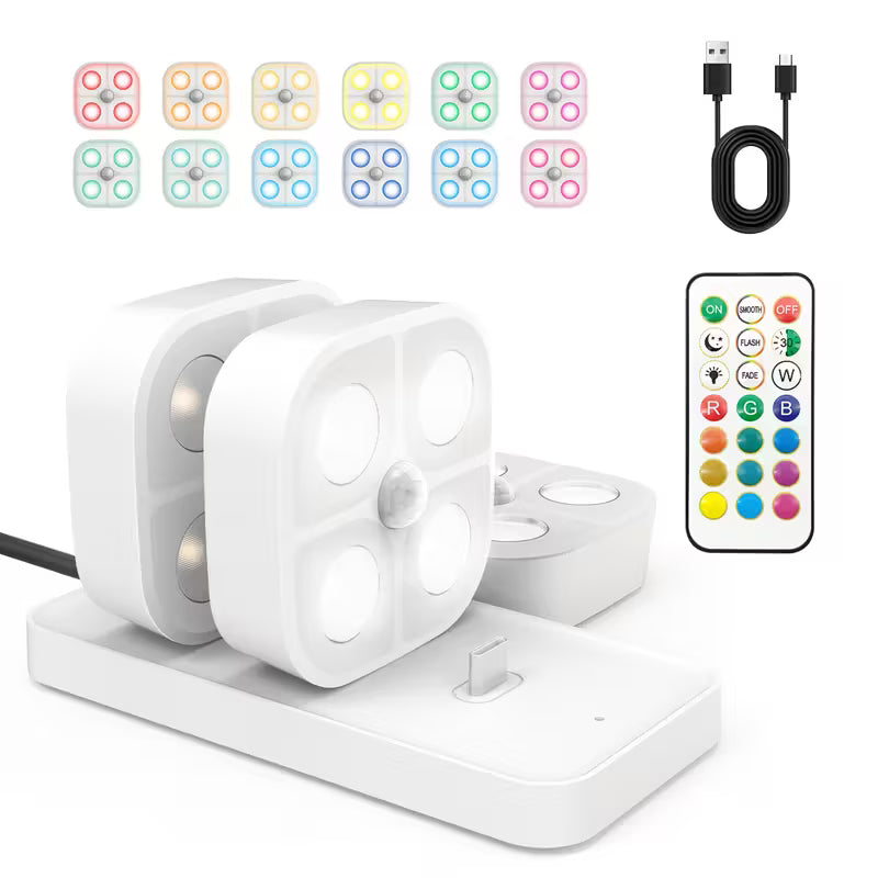 Opgrader hjemmet med 3-pak smarte natlamper! ( Se video )