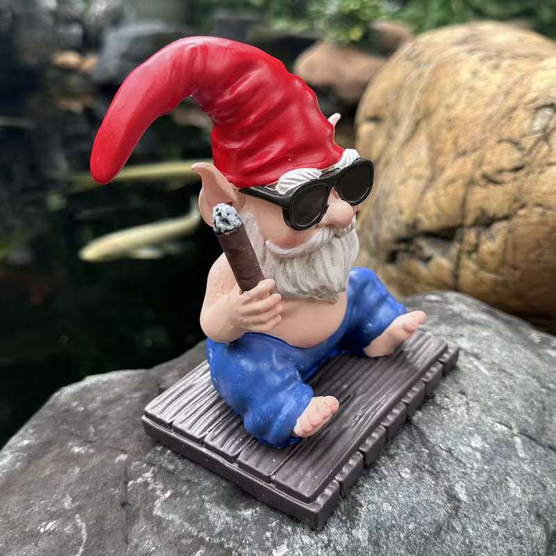 Nisse med en god cigar