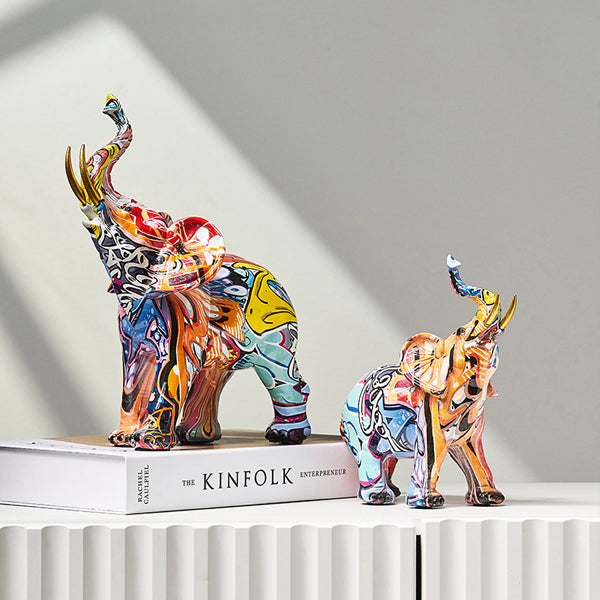 Model Elefant - Kreative farverige figurer