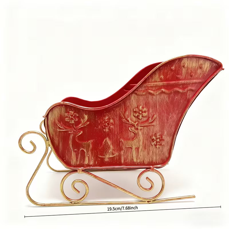 En vintage dekorativ kane i julestil