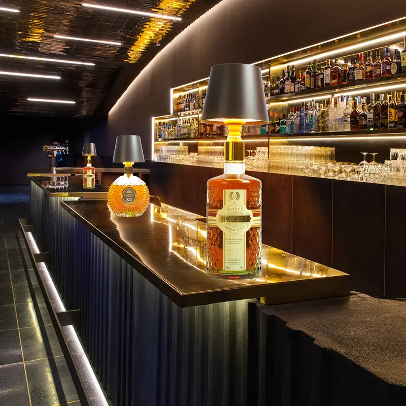 Smart flaskelampe med touch – Lige til at sætte i din flake  (Se video)