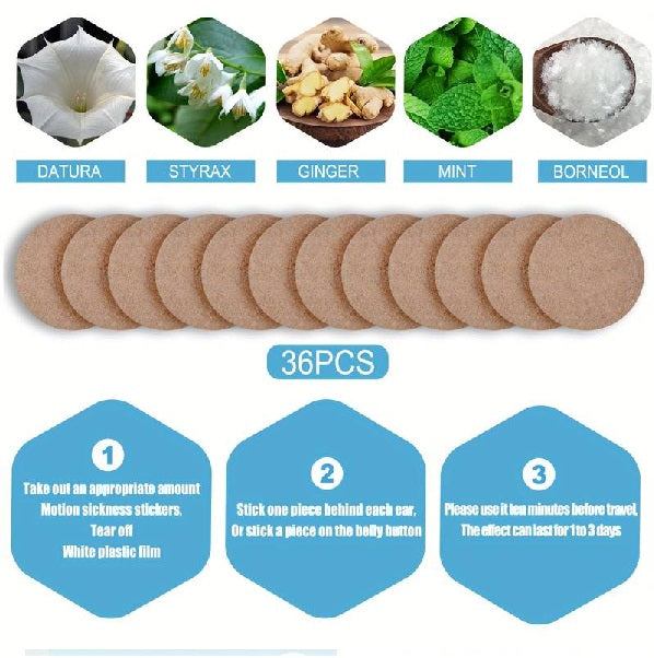 Plastre der lindre Køresyge - Kvalme og Søsyge