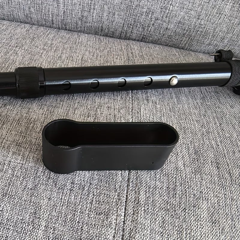 Sammenklappelig Stok med Fire Ben – Ekstra Håndtag, LED-lys og Alarm