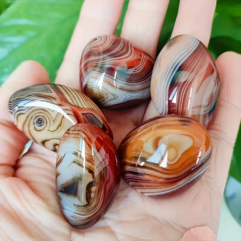 Slebnede naturagat – 100 g unikke sten til dekoration