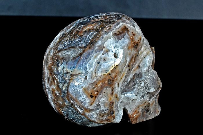 Sphalerite with natural holes and geode from China