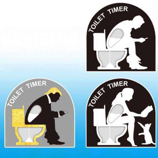 Toilet timeglas (med skægge motiver)