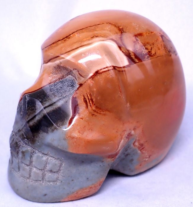 Beautiful a + jasper skull
