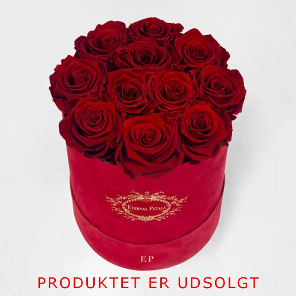 Deep Love - Round Red - Roser som holder ca. 1 år