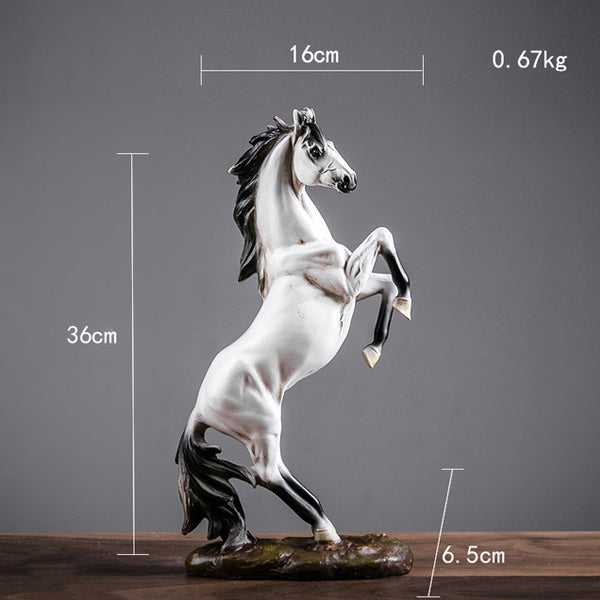 Model Hvid hest 1 - Kreative farverige figurer