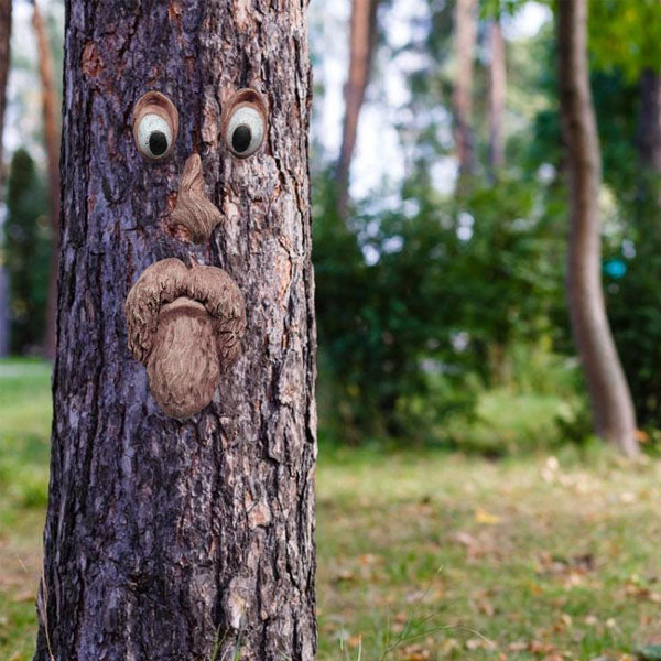 Gamle mænd som træ dekoration