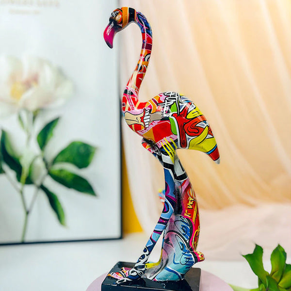Model Graffiti Flamingo