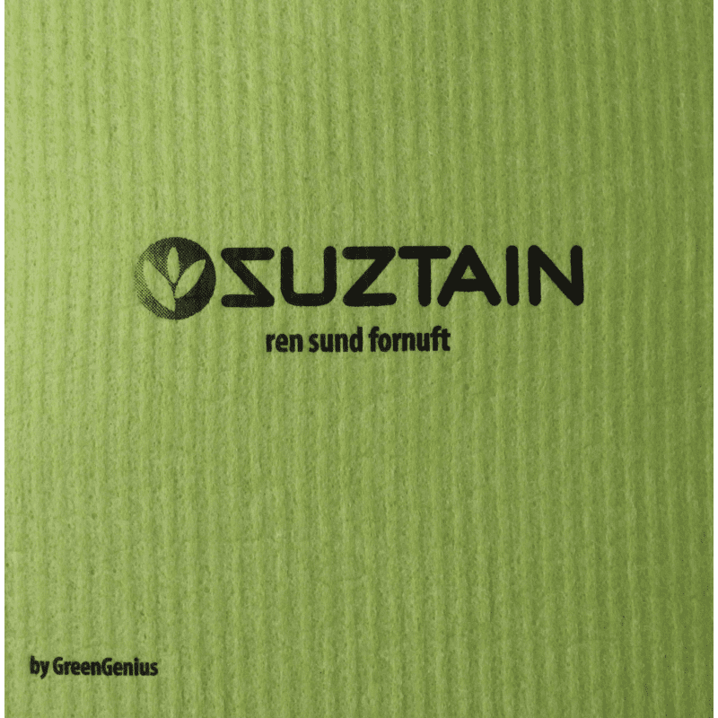 Suztain - Karklud uden mikroplast - 5pak - Grøn & Grå ass. farver