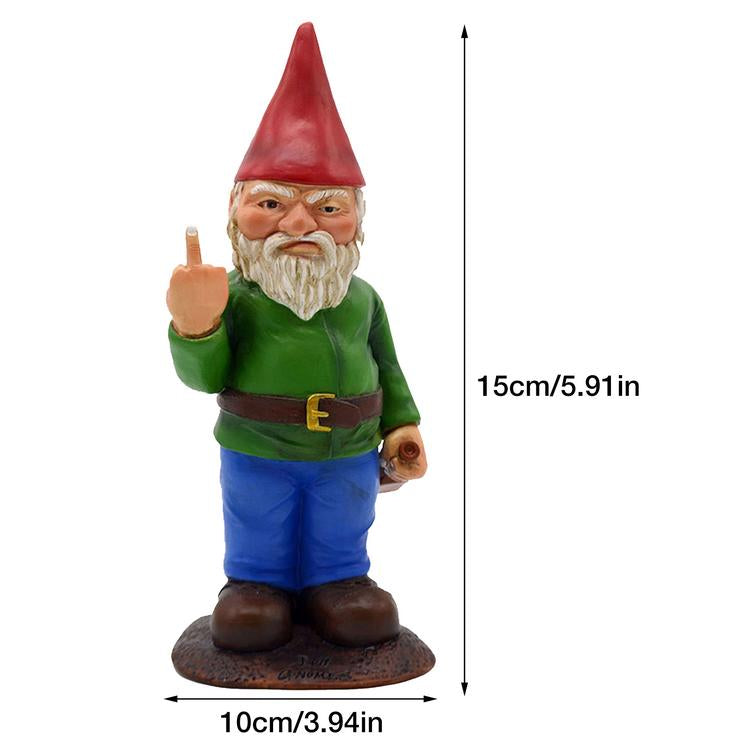 Sur nisse med fuck finger