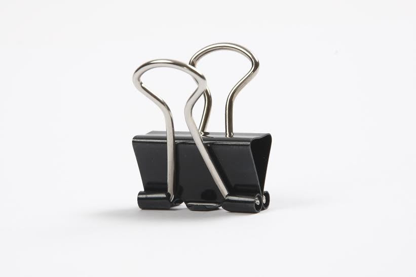 Sorte metalklemmer fra 19 mm til 51 mm