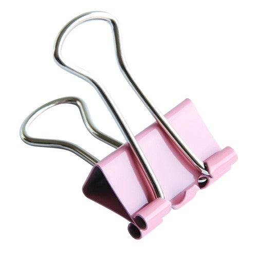 Lyserød metalklemmer fra 15 mm til 25 mm