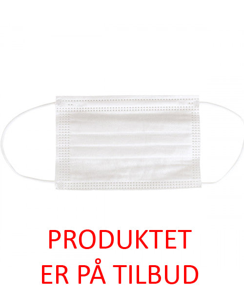 Mundbind børn "Hvid" - EN14683 Type II