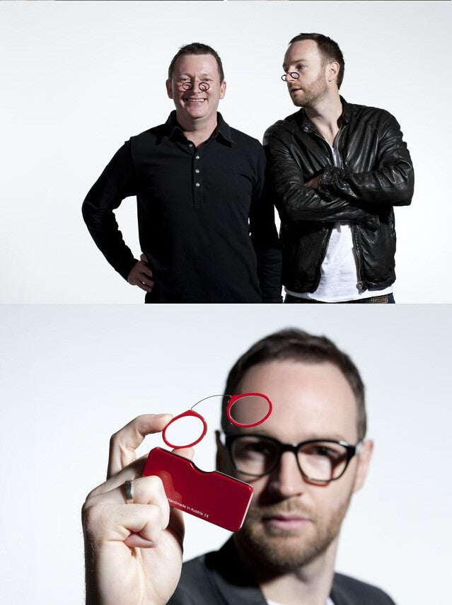 Næsebrille med hylster i assorterede design