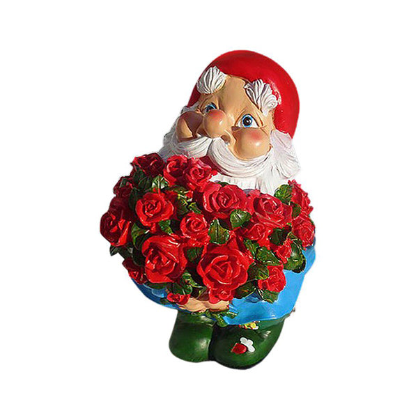 Nisse med roser