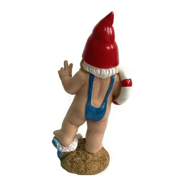 Nisse som er klar til en svømmetur