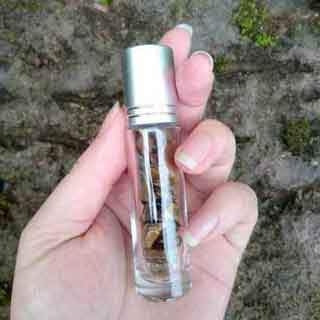 3. stk. Gemstone Glass Roller Bottles
