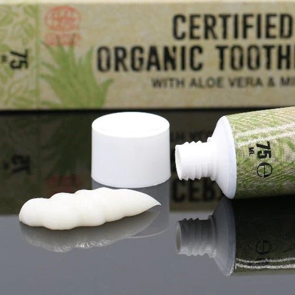 Suztain Certificeret Øko Tandpasta 75ml - Aloe Vera