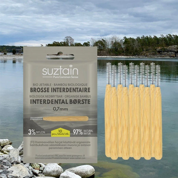 Suztain - Mellemrumsbørster - 3 størrelser - 10 stk