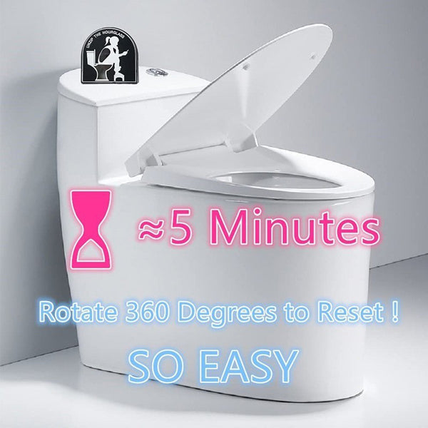 Toilet timeglas (med skægge motiver)