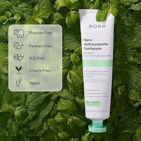 Boka Fluorfri tandpasta med nano-hydroxylapatit