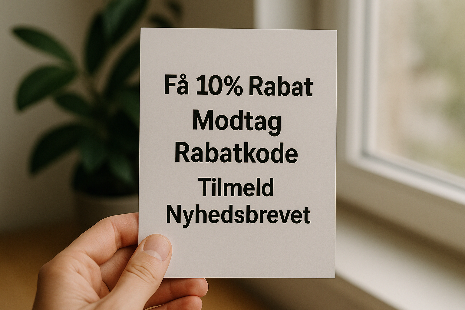 Få 10% Rabat Modtag Rabat Kode Til altideals.dk Tilmeld Nyhedsbrevet