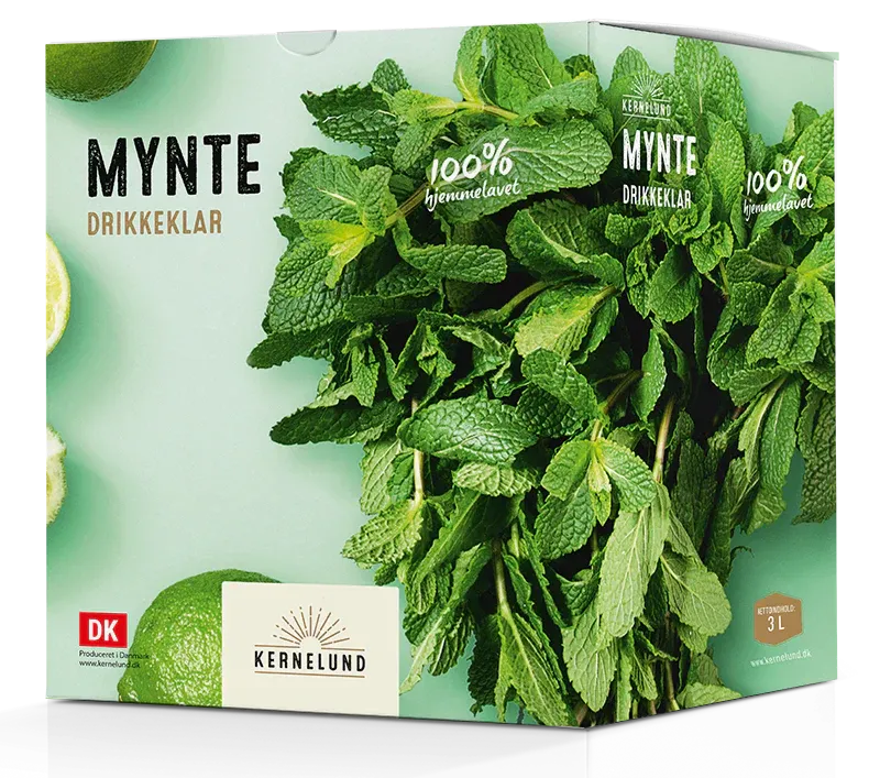 3 liter mynte saft