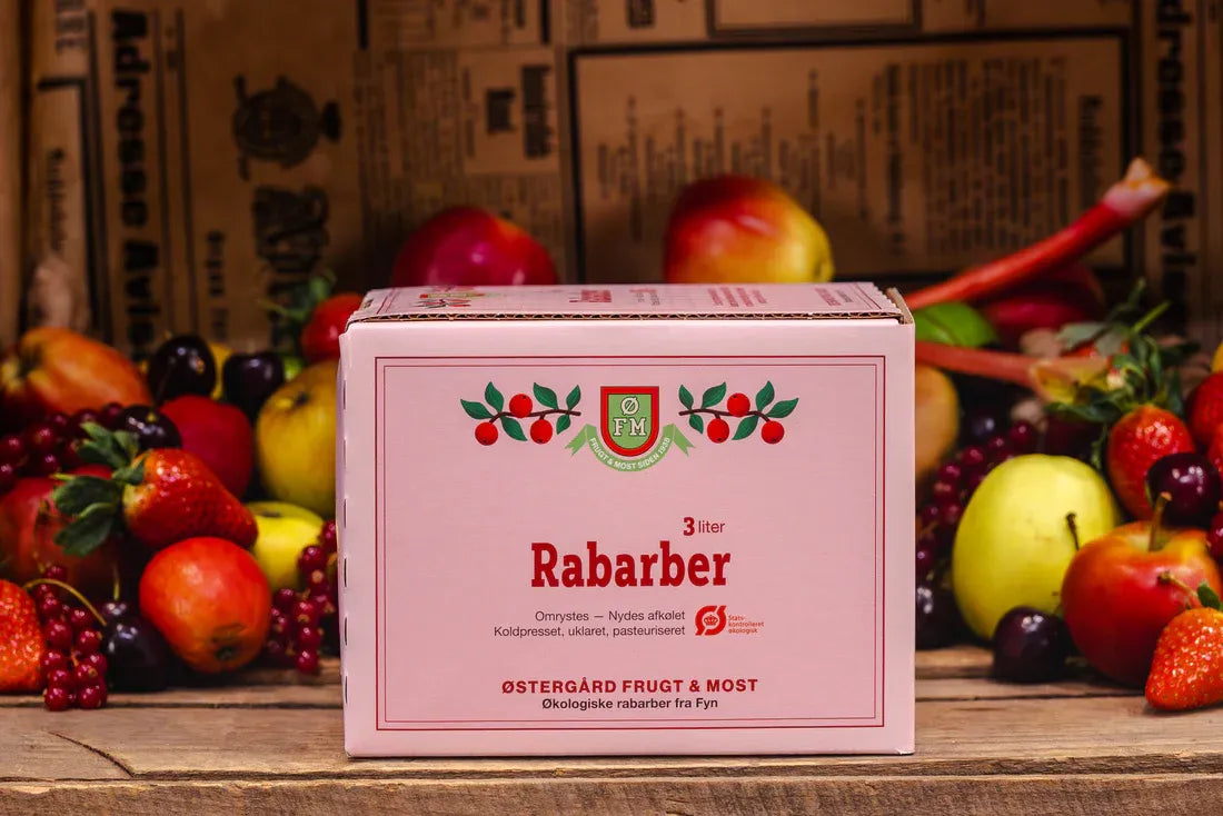 Økologisk Rabarbar saft - 3 liter box