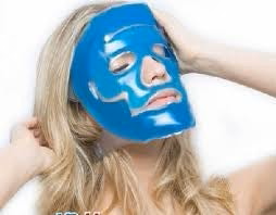 Gel ansigtsmaske mod stress og hovedpine(kan genbruges)