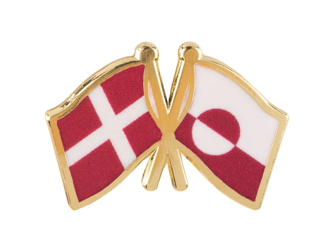 Venskabspins - Flag - Danmark - Grønland