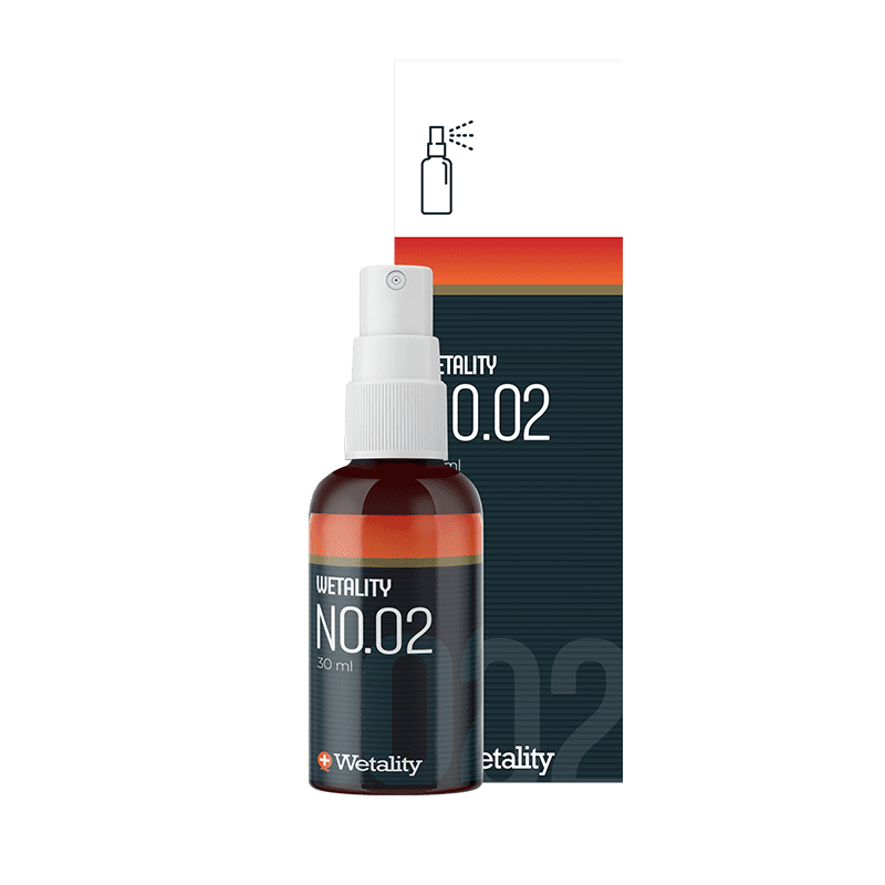 NO.02 – 30 ml spray CBD: 1500mg, THC: ikke målbar