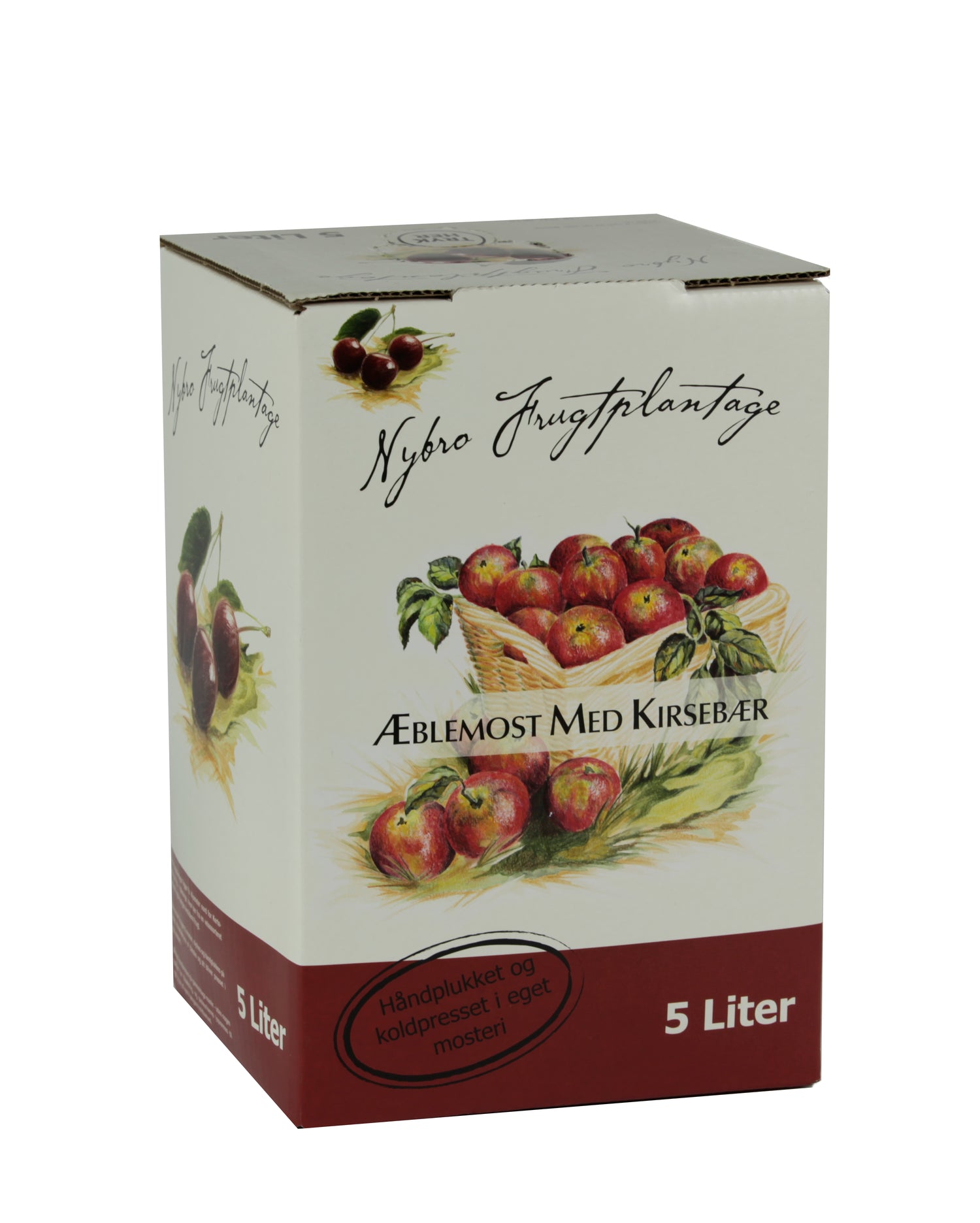 Æblemost med Kirsebær - 5 Liter