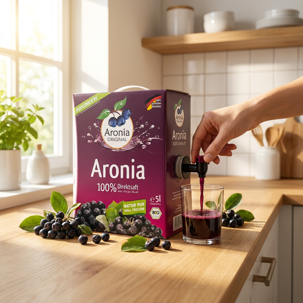 Aronia kirsebærsaft — naturlig sundhedsdrik rig på antioxidanter — AltIdeals.d