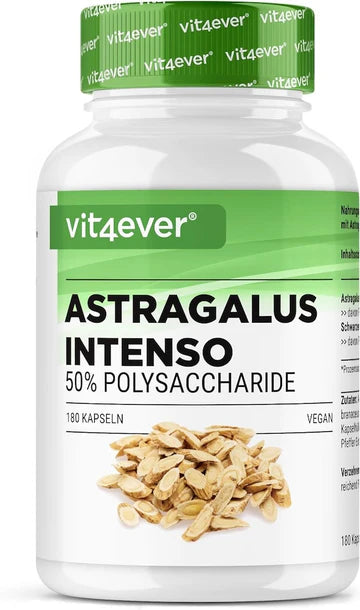 Astragalus Intenso-ekstrakt - 700 mg (50% polysakkarider) - 180 kapsler fra Vit4ever