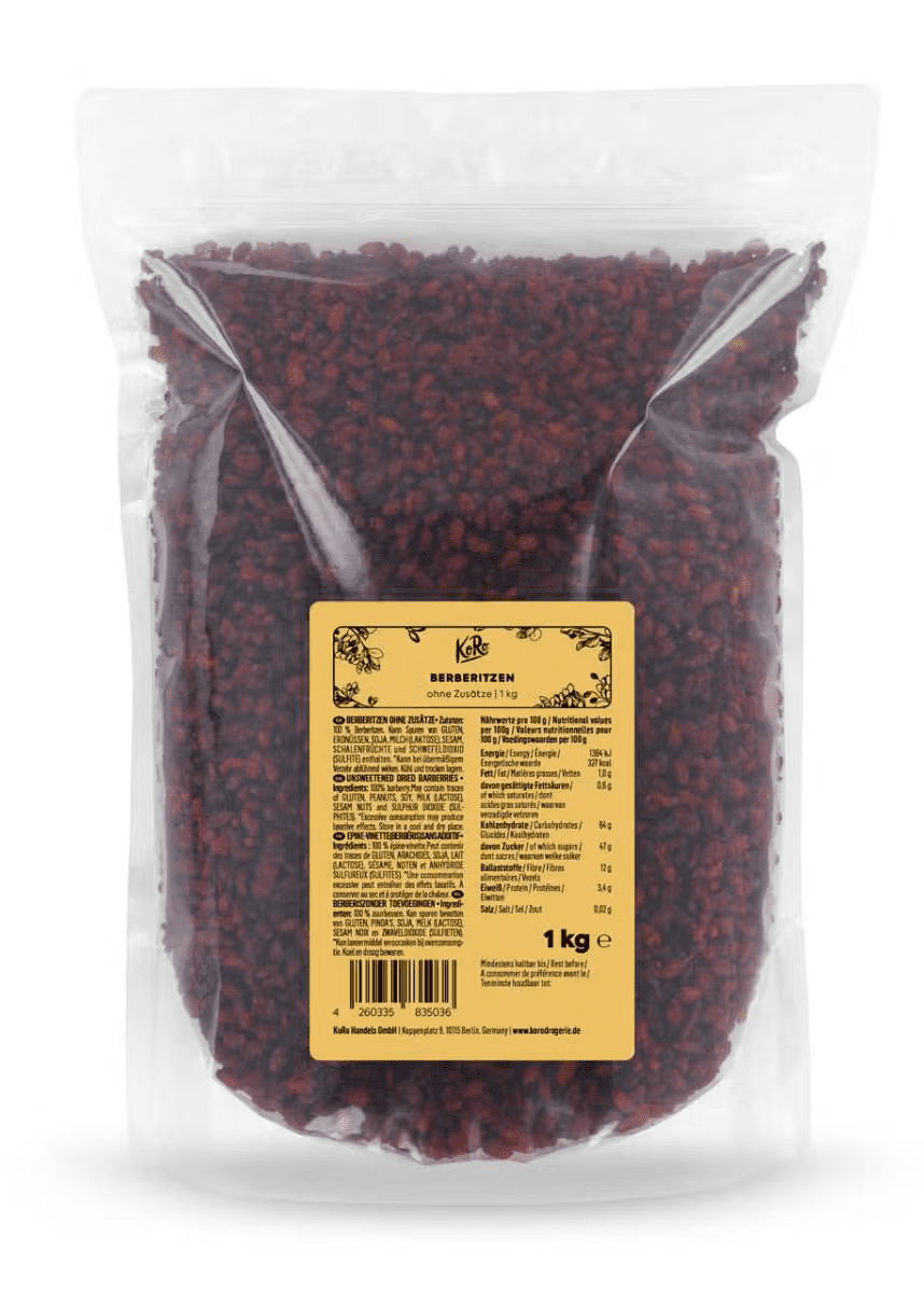 Berberis uden tilsætningsstoffer 1 kg