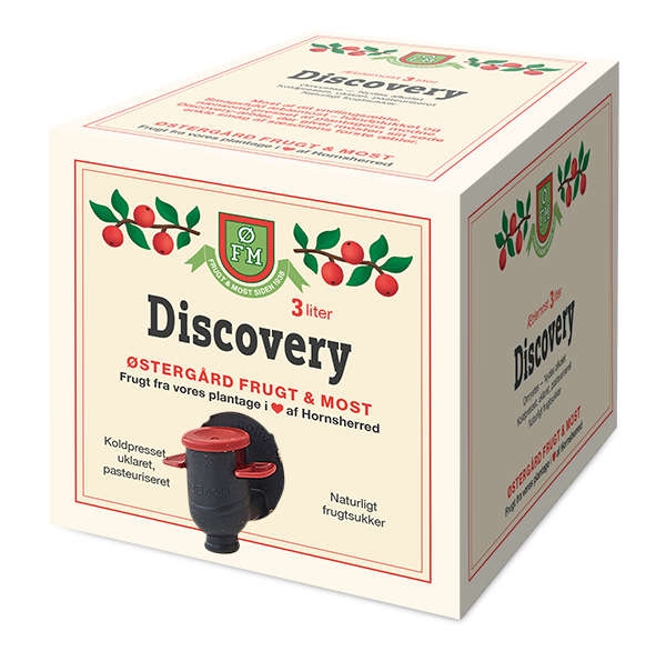 Discovey - Æbelmost i Box med 3 liter