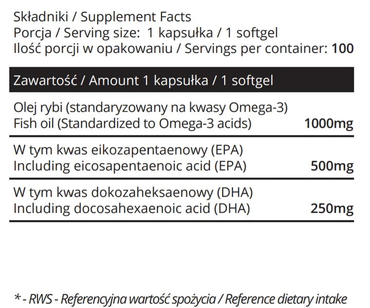 OMEGA-3, ULTRA OMEGA-3 - 500 EPA/250 DHA - 300 SOFTGEL KAPSLER (3X100) FRA SOWELO