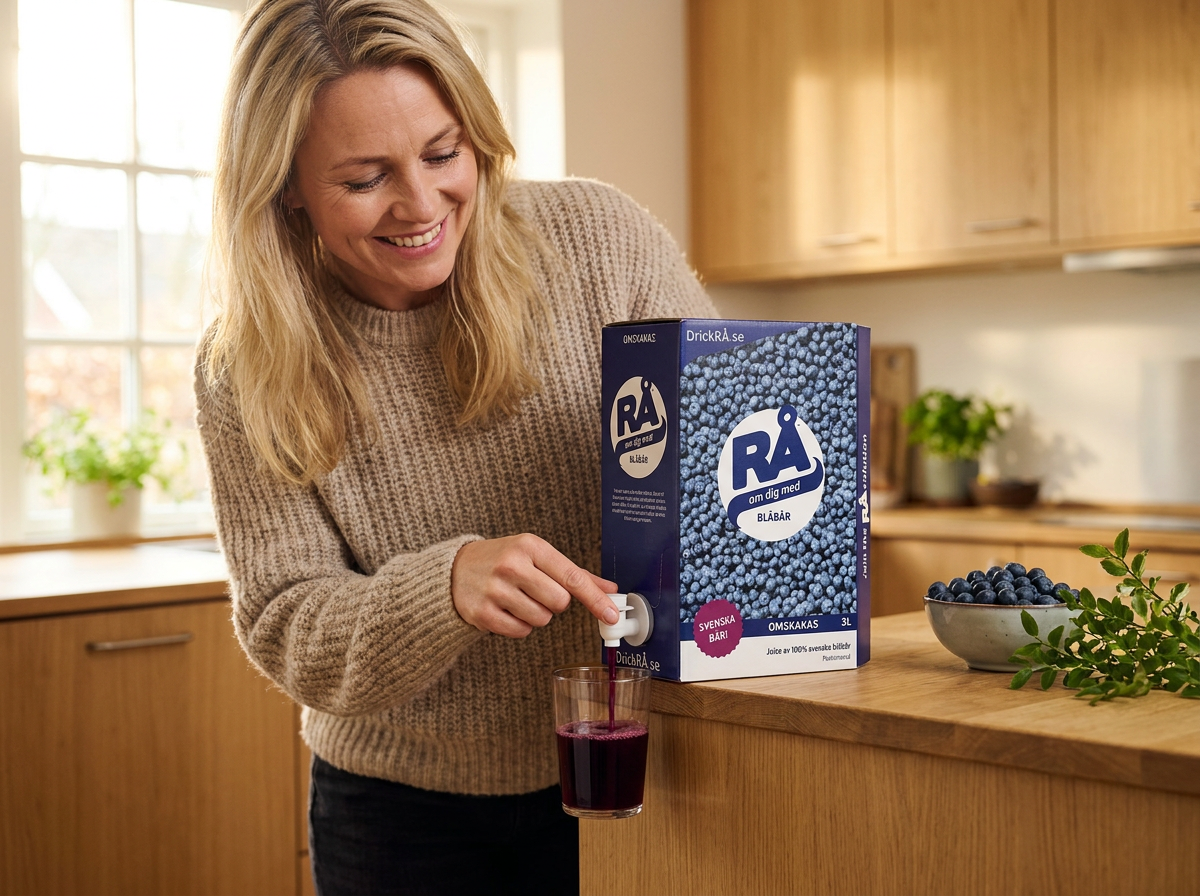 RÅ™ - Blåbær Koldpresset ( 3 Liter )