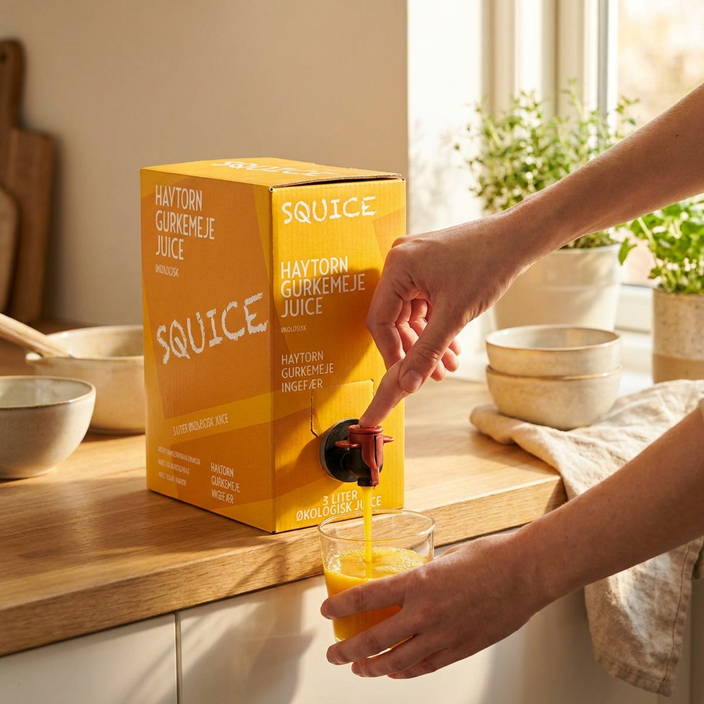 Squice Havtorn ( Økologisk juice med havtorn, gurkemeje og ingefær)
