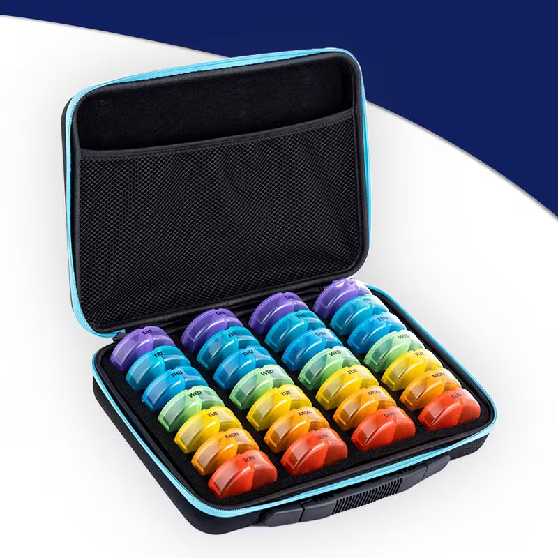 Månedlig pilleorganizer – enkel, sikker og rejseklar