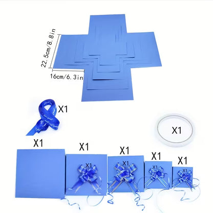 Et sæt overraskelses gaveæsker med låg (Se video)