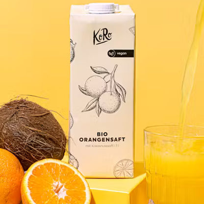 Økologisk appelsinjuice med kokosvand 1 l