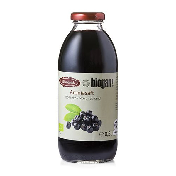 Aroniasaft 100% frugt Ø 500 ml