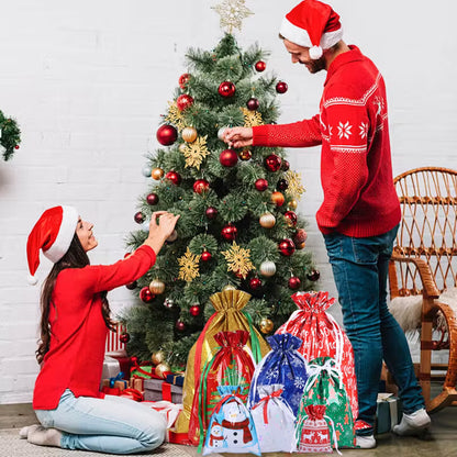 8 Assorterede Størrelser Små/Mellemstore/Store Julegavepose